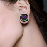 Vankula Steel Ear Gauges Plug Tunnel Expander Earring Stretcher Rings