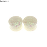 Leosoxs Flower Ear Plugs Tunnels Acrylic Earrings Gauges