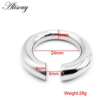 Stainless Steel C Pattern Round Ear Weights Expander Plugs