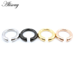 Stainless Steel C Pattern Round Ear Weights Expander Plugs