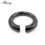 Stainless Steel C Pattern Round Ear Weights Expander Plugs