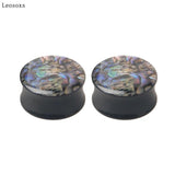 2pcs Acrylic Waist Drum Shell Paper Dripping Oil Earrings