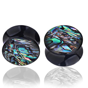 Abalone Shell Acrylic Ear Plugs Gauges Earrings Expander Piercing