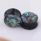 Abalone Shell Acrylic Ear Plugs Gauges Earrings Expander Piercing