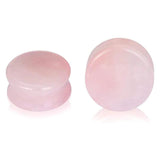 2Pcs Natural Stone Ear Plugs Gauges Tunnel Expanders Stretcher