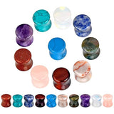 2Pcs Natural Stone Ear Plugs Gauges Tunnel Expanders Stretcher