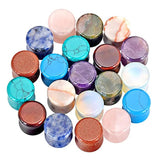 2Pcs Natural Stone Ear Plugs Gauges Tunnel Expanders Stretcher