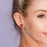 2Pcs Natural Stone Ear Plugs Gauges Tunnel Expanders Stretcher