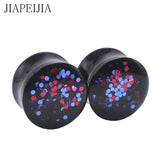 Twinkl Paillette Acrylic Double Flared Tunnels Ear Plug Gauges