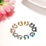 10PCS 16G Surgical Steel Nose Septum Horseshoe Hoop Earring
