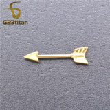 2pcs Arrow Nipple Rings Stainless Steel Body Jewelry