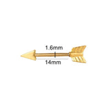 2pcs Arrow Nipple Rings Stainless Steel Body Jewelry
