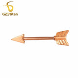 2pcs Arrow Nipple Rings Stainless Steel Body Jewelry