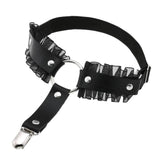 Sexy PU Leather Garter Belt Harajuku Body Harness Tight Suspender Leg Harness