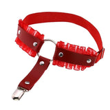 Sexy PU Leather Garter Belt Harajuku Body Harness Tight Suspender Leg Harness