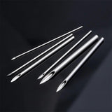Disposable Sterile Piercing Needles Set Surgical Steel for Navel Nipple Ear Nose