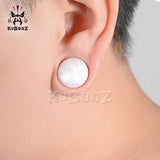 Opal Acrylic Ear Tunnels Gauges Expanders Piercing Ear Plugs 8-16mm