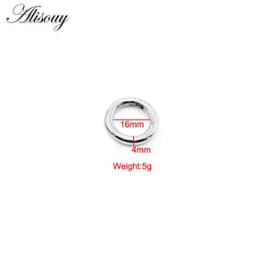 Stainless Steel Round Ear Weights Heavy Expander Gauges Hoop Earrings