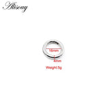 Stainless Steel Round Ear Weights Heavy Expander Gauges Hoop Earrings