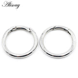 Stainless Steel Round Ear Weights Heavy Expander Gauges Hoop Earrings