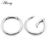 Stainless Steel Round Ear Weights Heavy Expander Gauges Hoop Earrings