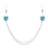 Love Pendant Nipple Ring Set Classic Stainless Steel Ladies Body Accessories