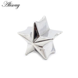 8-16mm Stainless Steel Star Ear Tunnels Gauges Earrings