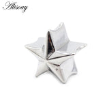 8-16mm Stainless Steel Star Ear Tunnels Gauges Earrings