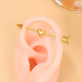 Love Ear Piercing Stainless Steel Piercing Jewelry