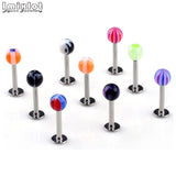 Mixed Belly Lip Eyebrow Tongue Nipple Bar Ring Body Piercing Studs