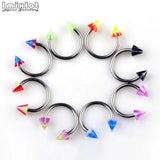 Mixed Belly Lip Eyebrow Tongue Nipple Bar Ring Body Piercing Studs