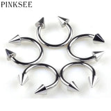 PINKSEE Steel Tragus Bar Barbell Ring Body Jewelry Piercing