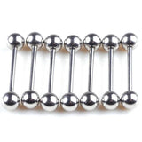 PINKSEE Steel Tragus Bar Barbell Ring Body Jewelry Piercing