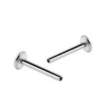 5Pcs G23 Titanium Steel Base for Lip Piercing Ring Earring