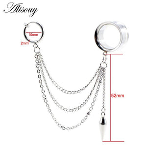Stainless Steel Ear Tunnel Plugs Expander Stretcher Gauge