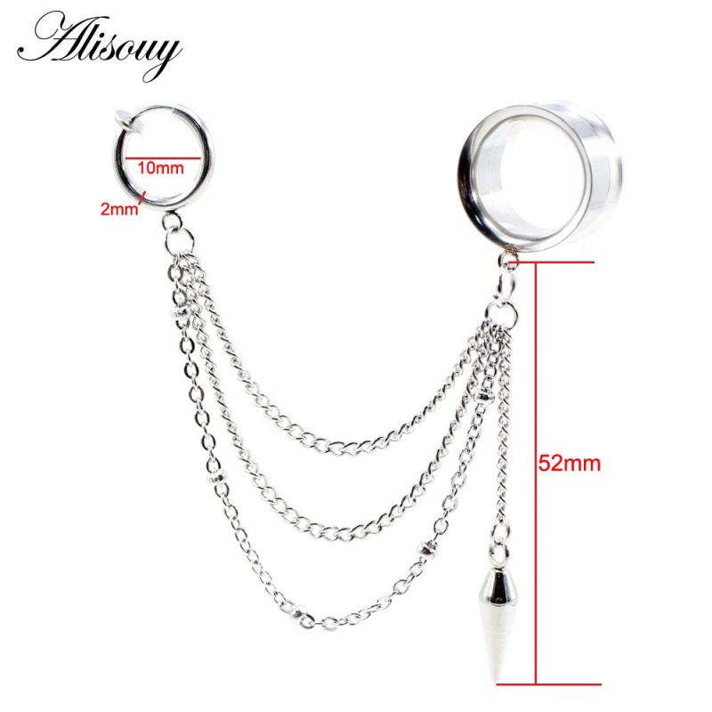 Stainless Steel Ear Tunnel Plugs Expander Stretcher Gauge