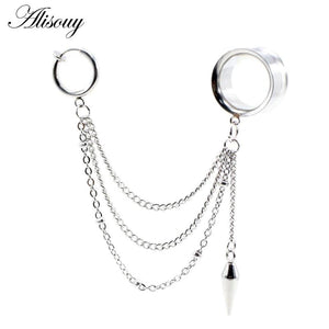 Stainless Steel Ear Tunnel Plugs Expander Stretcher Gauge