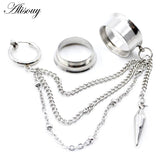Stainless Steel Ear Tunnel Plugs Expander Stretcher Gauge