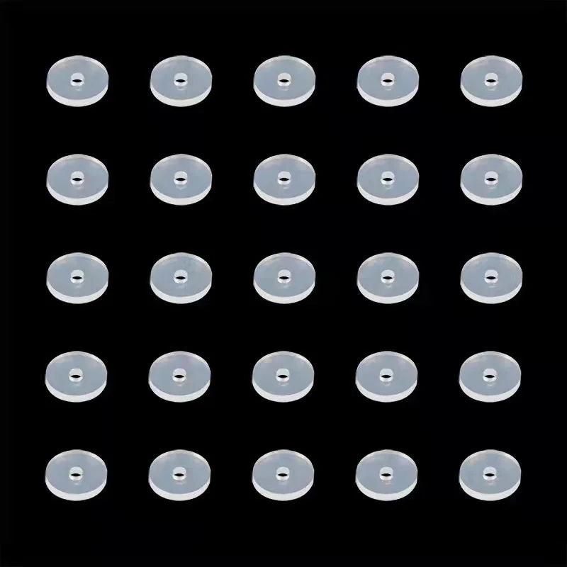 Soft Silicone Flying Saucer Anti-Hyperplasia Stud Earrings