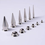 6pcs Stainless Steel Screw Fit Ear Gauges 8g-00g