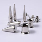 6pcs Stainless Steel Screw Fit Ear Gauges 8g-00g