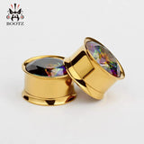 Stainless Steel Ear Plug Tunnel Gauges 2 Pieces