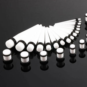 Acrylic Ear Gauge Taper and Plug Stretching Kit 36pcs/set
