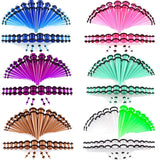 Acrylic Ear Gauge Taper and Plug Stretching Kit 36pcs/set