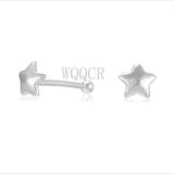 20PCS/Box Five-pointed Star Female Stud-Shaped Nose Nails Body Piercing Jewelry