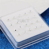 20PCS/Box Five-pointed Star Female Stud-Shaped Nose Nails Body Piercing Jewelry