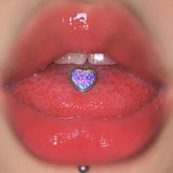 Spice Girl Rhinestone Tongue Nail Piercing Charm y2k Jewelry