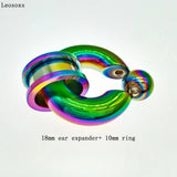 Surgical Steel Captive Hoop Rings & Ear Expander Tunnels Plugs