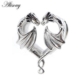 Dragon Snake Sheep Head Ear Tunnels Plugs Gauges 8-19mm