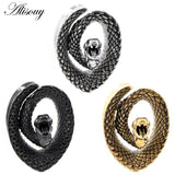 Dragon Snake Sheep Head Ear Tunnels Plugs Gauges 8-19mm